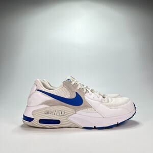 Nike Air Max Excee White Blue Athletic Running Shoes CD4165-112 Women's Size 9.5